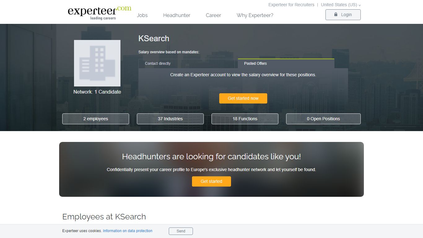 KSearch: Executive Headhunters and jobs | Experteer